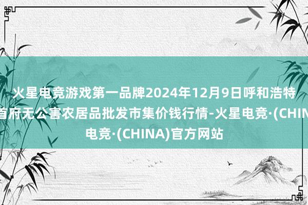 火星电竞游戏第一品牌2024年12月9日呼和浩特市好意思通首