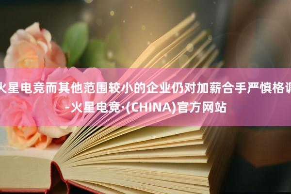 火星电竞而其他范围较小的企业仍对加薪合手严慎格调-火星电竞·(CHINA)官方网站